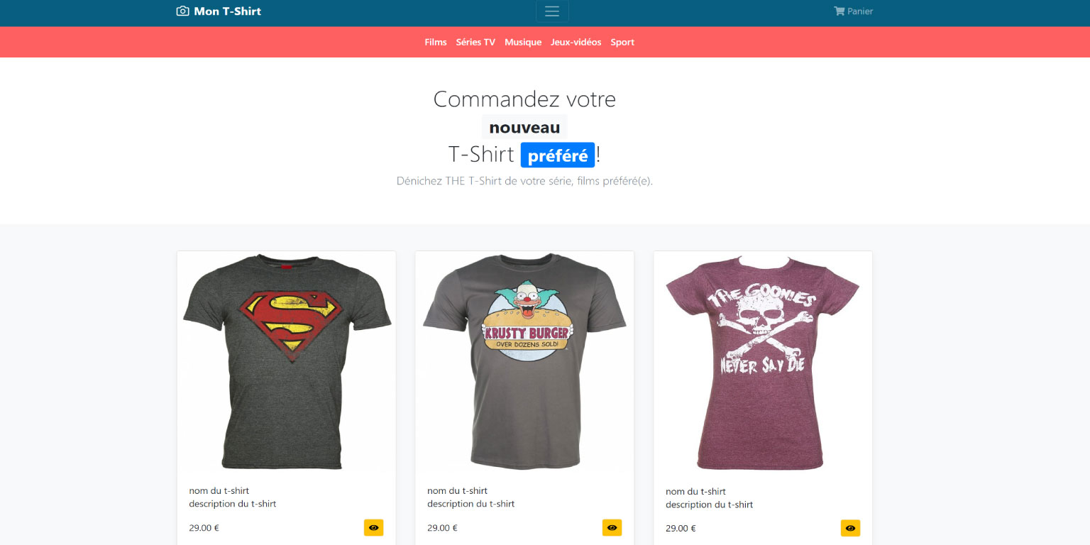 T-Shirt Store